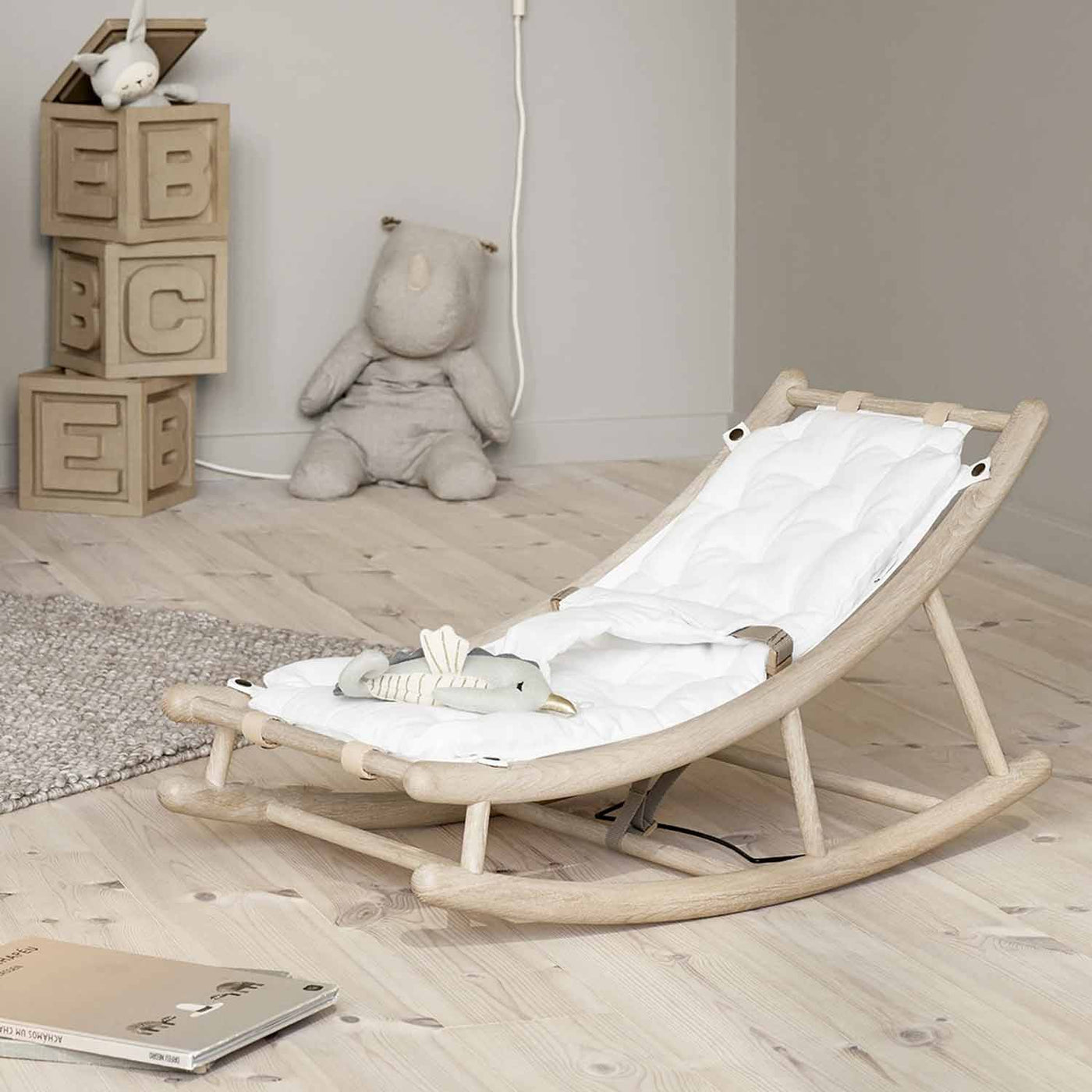 Baby wooden rocker online